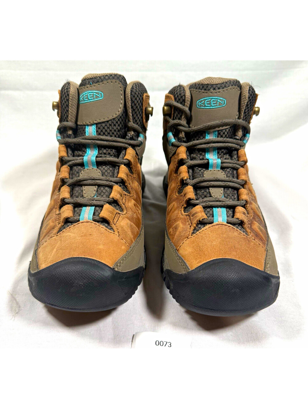 KEEN DRY Waterproof Women's Hiking Boots Brown/Gray/Blue US 6